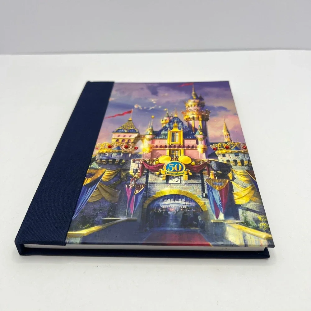 Disney Castle Bejewelled Journal 50th Anniversary Disneyland Blue Navy‎ Notebook